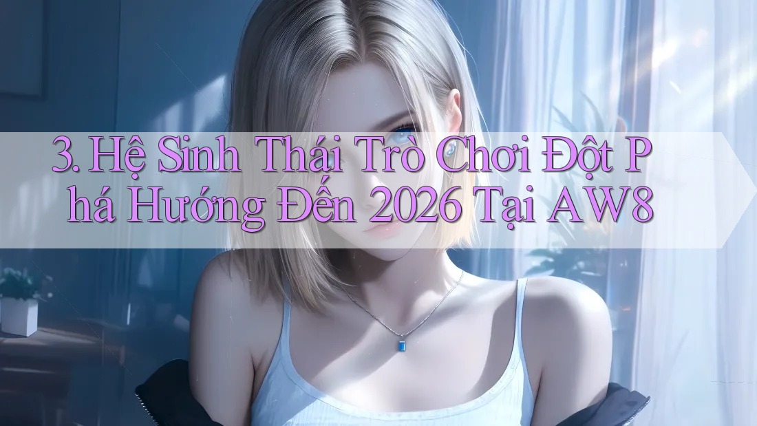 3. Hệ Sinh Thái Trò Chơi Đột Phá Hướng Đến 2026 Tại AW8 3. Hệ Sinh Thái Trò Chơi Đột Phá Hướng Đến 2026 Tại AW8