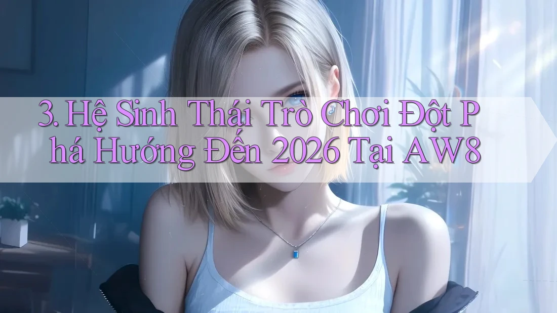 3. Hệ Sinh Thái Trò Chơi Đột Phá Hướng Đến 2026 Tại AW8 3. Hệ Sinh Thái Trò Chơi Đột Phá Hướng Đến 2026 Tại AW8
