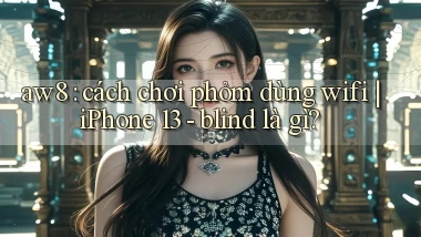 aw8 cách chơi phỏm dùng wifi iPhone 13   blind là gì