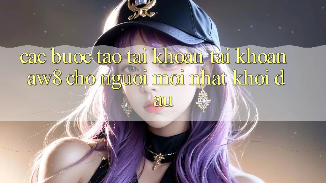 Các bước Tạo tài khoản Tài Khoản AW8 Cho Người Mới nhất Khởi đầu Các bước Tạo tài khoản Tài Khoản AW8 Cho Người Mới nhất Khởi đầu