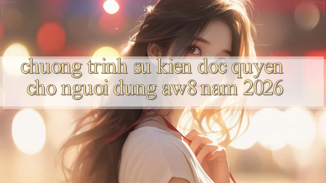 Chương Trình Sự kiện Độc Quyền Cho Người dùng AW8 Năm 2026 Chương Trình Sự kiện Độc Quyền Cho Người dùng AW8 Năm 2026