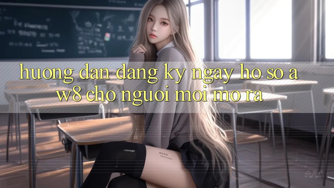 Hướng Dẫn Đăng ký ngay Hồ sơ AW8 Cho Người Mới Mở ra