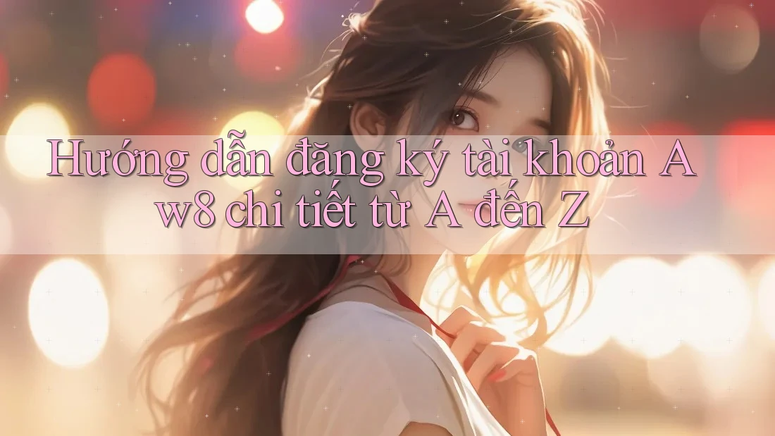 Hướng dẫn đăng ký tài khoản Aw8 chi tiết từ A đến Z Hướng dẫn đăng ký tài khoản Aw8 chi tiết từ A đến Z