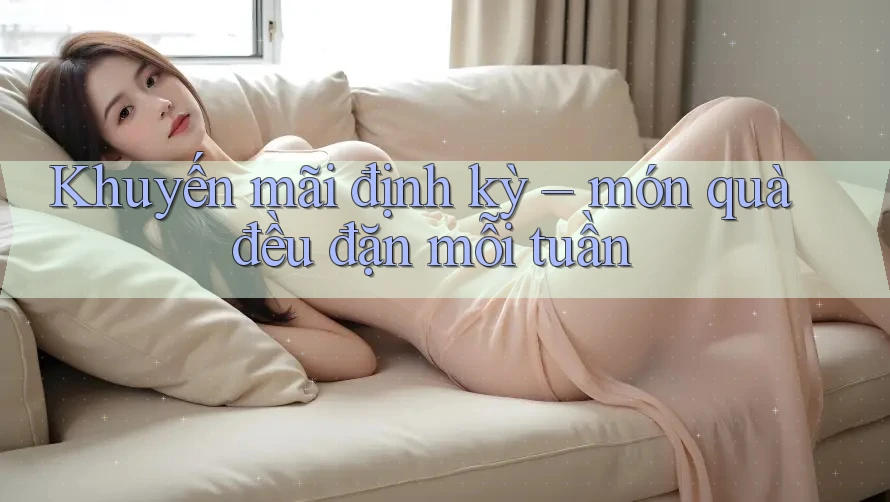 Khuyến mãi định kỳ – món quà đều đặn mỗi tuần Khuyến mãi định kỳ – món quà đều đặn mỗi tuần