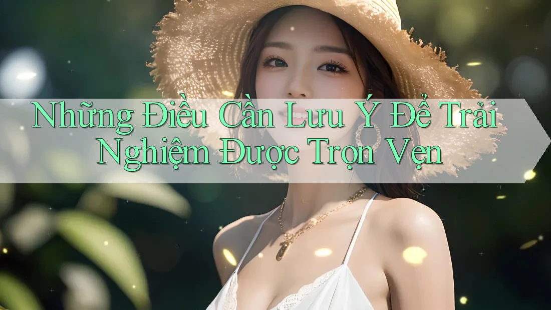 Những Điều Cần Lưu Ý Để Trải Nghiệm Được Trọn Vẹn Những Điều Cần Lưu Ý Để Trải Nghiệm Được Trọn Vẹn