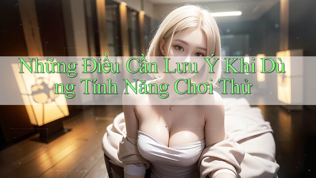 Những Điều Cần Lưu Ý Khi Dùng Tính Năng Chơi Thử Những Điều Cần Lưu Ý Khi Dùng Tính Năng Chơi Thử