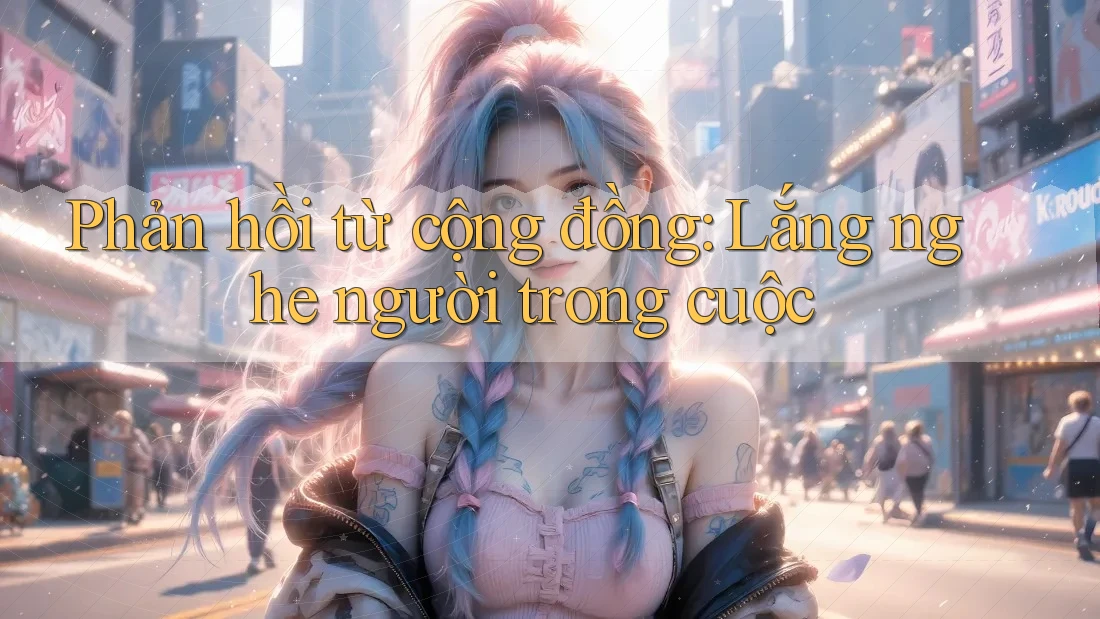 Phản hồi từ cộng đồng: Lắng nghe người trong cuộc Phản hồi từ cộng đồng: Lắng nghe người trong cuộc