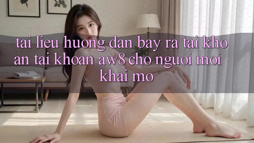 Tài liệu hướng dẫn Bày ra tài khoản Tài Khoản AW8 Cho Người Mới Khai mở Tài liệu hướng dẫn Bày ra tài khoản Tài Khoản AW8 Cho Người Mới Khai mở