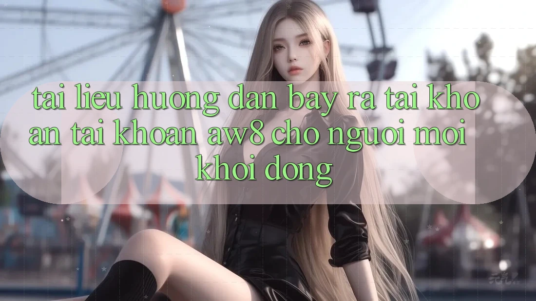 Tài liệu hướng dẫn Bày ra tài khoản Tài Khoản AW8 Cho Người Mới Khởi động Tài liệu hướng dẫn Bày ra tài khoản Tài Khoản AW8 Cho Người Mới Khởi động