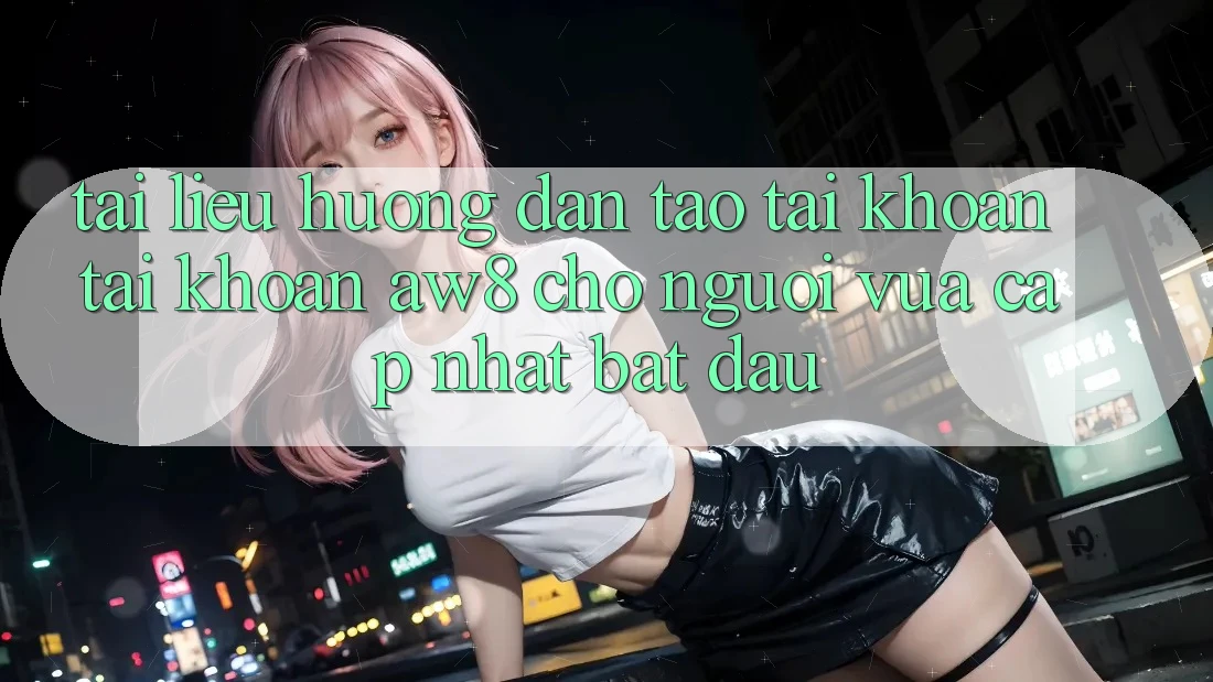 Tài liệu hướng dẫn Tạo tài khoản Tài Khoản AW8 Cho Người Vừa cập nhật Bắt đầu Tài liệu hướng dẫn Tạo tài khoản Tài Khoản AW8 Cho Người Vừa cập nhật Bắt đầu