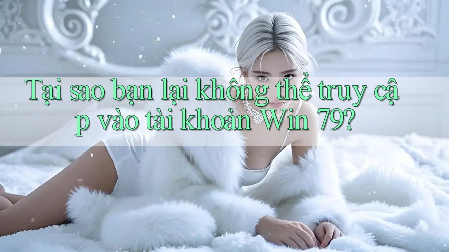 Tại sao bạn lại không thể truy cập vào tài khoản Win 79? Tại sao bạn lại không thể truy cập vào tài khoản Win 79?