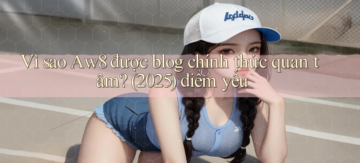 Vì sao Aw8 được blog chính thức quan tâm (2025) điểm yếu