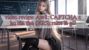 video review Aw8 CAPTCHA cho tân thủ (2025) raise là gì